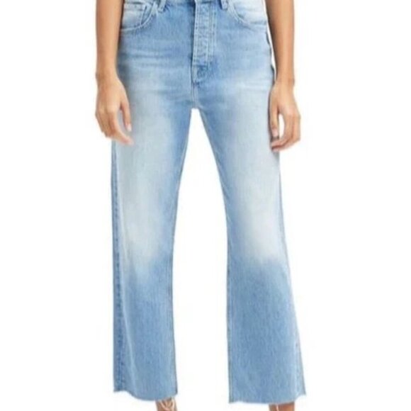 7 For All Mankind Easy Straight Jeans Light Blue Size 27 - Picture 1 of 8